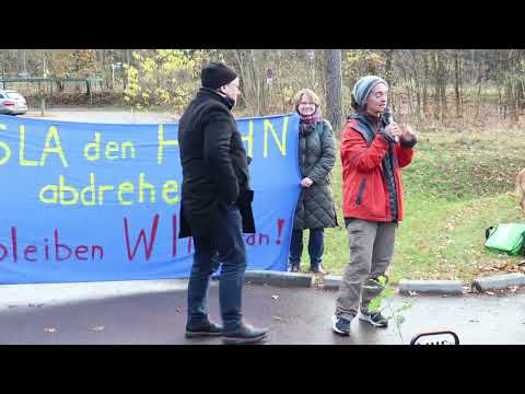 Kundgebung am Bhf-Fangschleuse gegen die Räumung des Protestcamps am 23.11.24