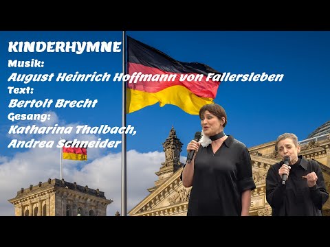 KINDERHYMNE · Bertolt Brecht · Katharina Thalbach &amp; Andrea Schneider. 75 Jahre Grundgesetz (2024)