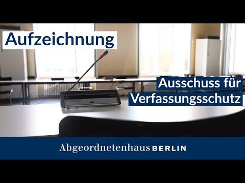 29. Sitzung des Ausschusses für Verfassungsschutz am 20.01.2025