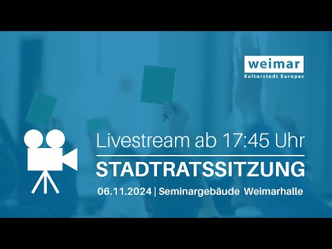 Stadtrat Weimar | Sitzung am 06.11.2024