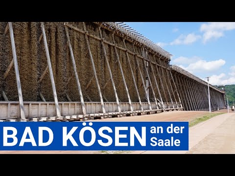 Bad Kösen an der Saale | Riesiges Gradierwerk, die Puppenmacherin Käthe Kruse und die Rudelsburg