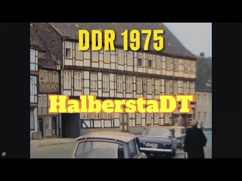 DDR 1975 Halberstadt ,Colorierte Version, das kommt nie wieder {60fps] 4k