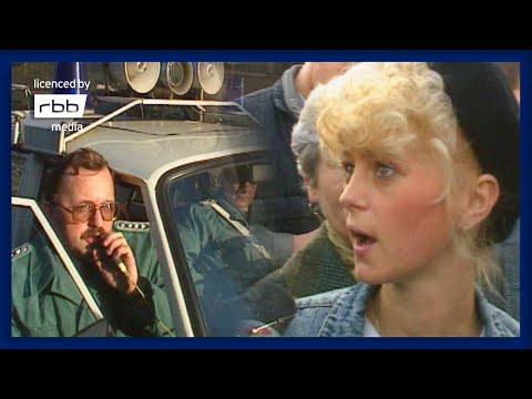 Mauerfall 1989: DDR-Bürger überqueren die Grenze | Originalaufnahmen