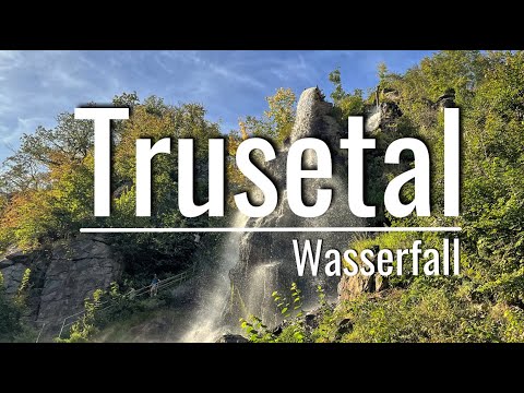 Der Trusetaler Wasserfall (Thüringer Wald)