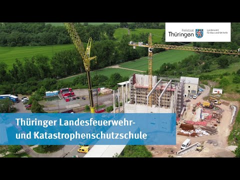 Neubau der Ausbildungs- und Fahrzeughalle | Thüringer Landesfeuerwehr- und Katastrophenschutzschule
