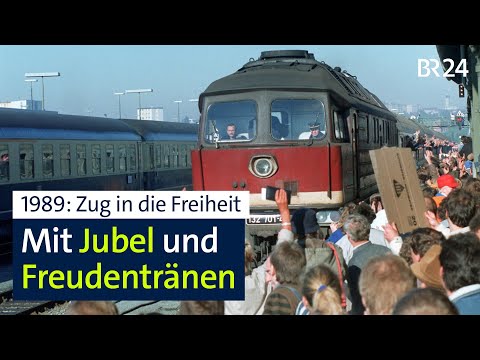 DDR-Flüchtlinge: 35 Jahre nach der Ankunft der Prager Züge in Hof | BR24