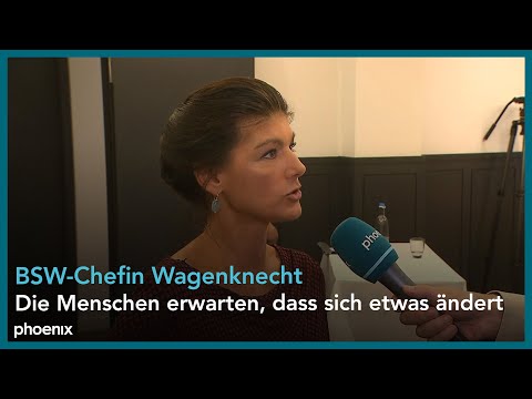 Sahra Wagenknecht (BSW-Chefin) zu den Wahlergebnissen in Sachsen und Thüringen | 01.09.2024