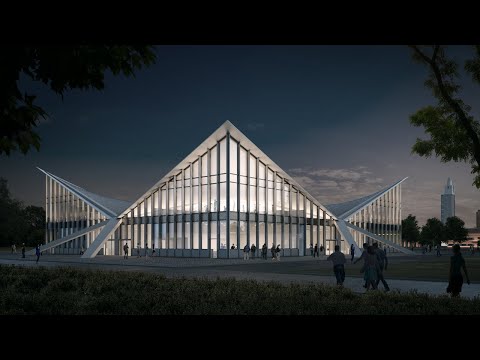 Moderne neu gedacht I - Sanierung und Umbau Hyparschale &amp; Stadthalle Magdeburg