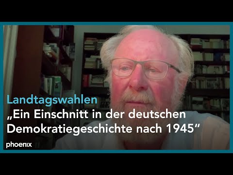 phoenix tagesgespräch mit Wolfgang Thierse (Bundestagspräsident a.D.) am 30.08.24