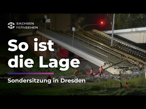 ZUKUNFTSPLÄNE DER CAROLABRÜCKE: So soll es nach dem Einsturz weitergehen I Sachsen Fernsehen