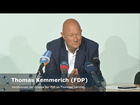 &quot;Bericht aus Erfurt&quot; – Landespressekonferenz mit Thomas Kemmerich (FDP)