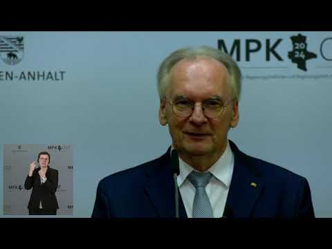 Pressekonferenz zur MPK-Ost am 8. November 2024