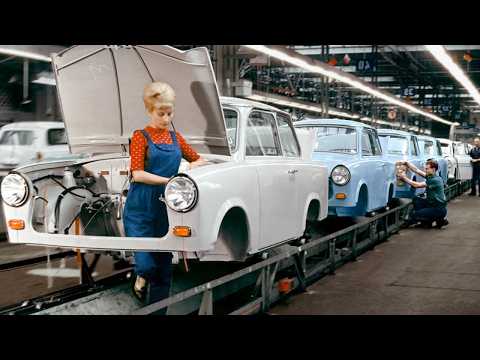 TRABANT FACTORY🚘(Quality control): Manufacturing – Production line – Zwickau factory🏨(Germany)