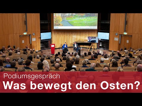 Was bewegt den Osten? Podiumsgespräch nach den Landtagswahlen in Ostdeutschland