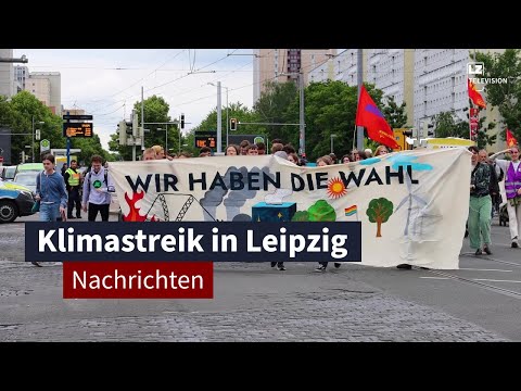 1.000 Menschen beim Klimastreik in Leipzig | LZ TV Nachrichten