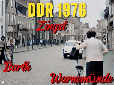 DDR 1976 Zingst Barth Warnenünde Kolorierte 8 mm Amateuraufnahmen