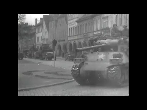 Saalfeld 1945 US Army duchquert Saalfeld