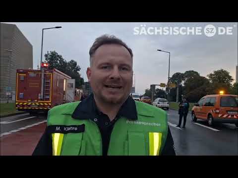 Teileinsturz der Carolabrücke in Dresden: Feuerwehrsprecher Michael Klahre