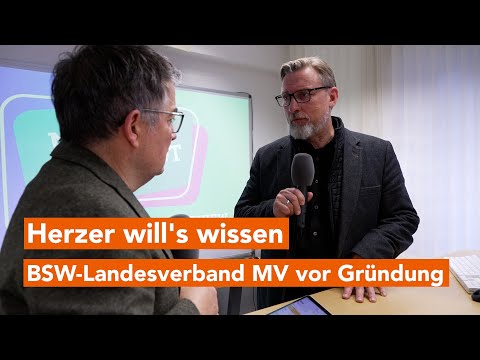 Bündnis Sahra Wagenknecht (BSW) erstmals auf MV1 - nachgefragt bei Toralf Herzer aus Rostock