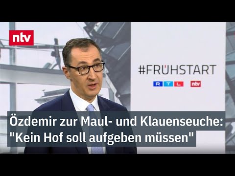 Maul- und Klauenseuche: &quot;Kein Hof soll aufgeben müssen&quot; - Minister Özdemir im Frühstart | ntv