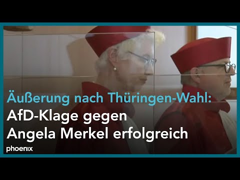 Bundesverfassungsgericht - Urteil zu Merkel-Äußerung bei Thüringen-Wahl