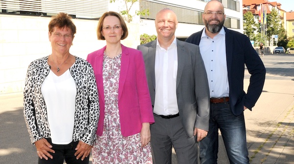 Abgeordnete (von links): Dr. Ute Bergner, Tosca Kniese, Lars Schütze und Birger Gröning. Foto: Antje Duckwitz