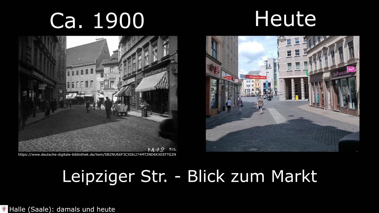 Ist Die Stadt Heute Offen Halle (Saale) damals und heute – Ein Blick auf den Wandel einer Stadt